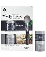 Pursonic 2 Pack Facial Therapy Mud Face Mask with Mask Applicator