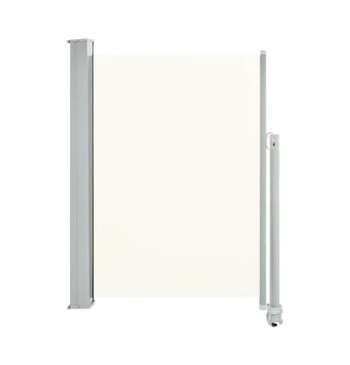 vidaXL Patio Retractable Side Awning 39.4"x118.1