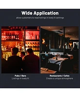 Yescom WeChef Led Back Lit Light Menu Holder Cover Wine List Single Panel Fits 8"x14" Paper for Hotel Club