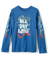 Lands' End Boys Long Sleeve Graphic Tee