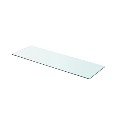 vidaXL Shelf Panel Glass Clear 31.5"x9.8"