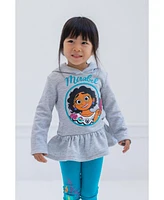 Encanto Girls Mirabel Pullover Fleece Hoodie and Leggings Outfit Set