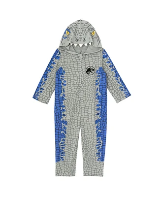 Jurassic World Boys Park Blue Coverall to