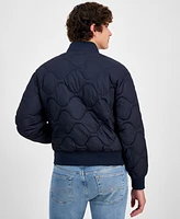 Tommy Hilfiger Men's Quilted Water-Repellent Bomber Jacket