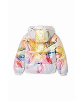 Desigual Girls Girls's Metallic floral coat