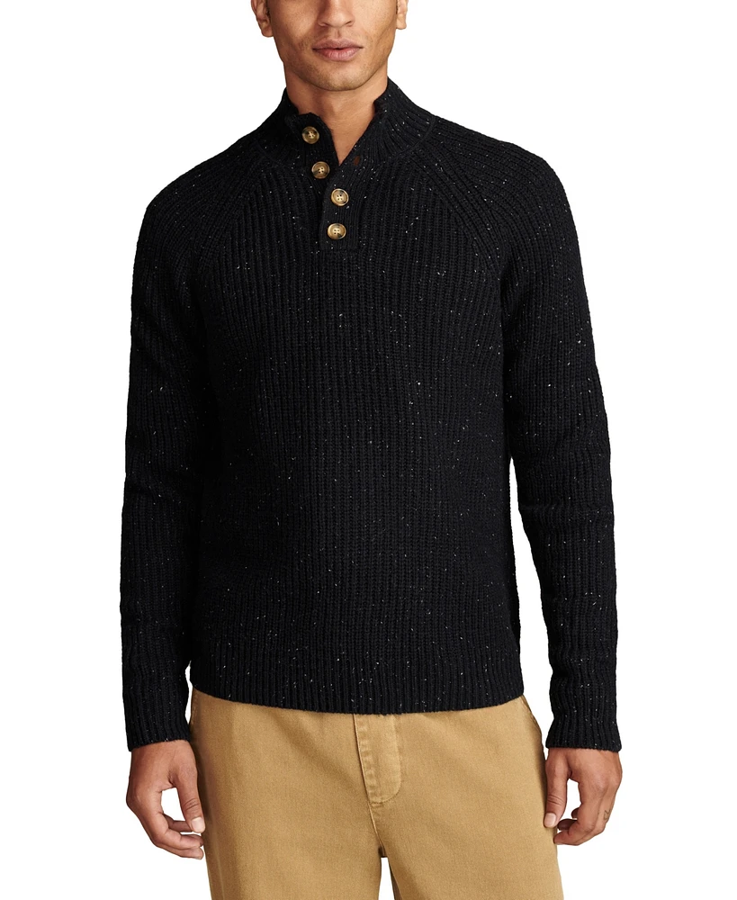 Lucky Brand Men's 1/4 Mock Neck Sweater