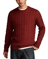 Lucky Brand Men's Cable Crew Neck Sweater