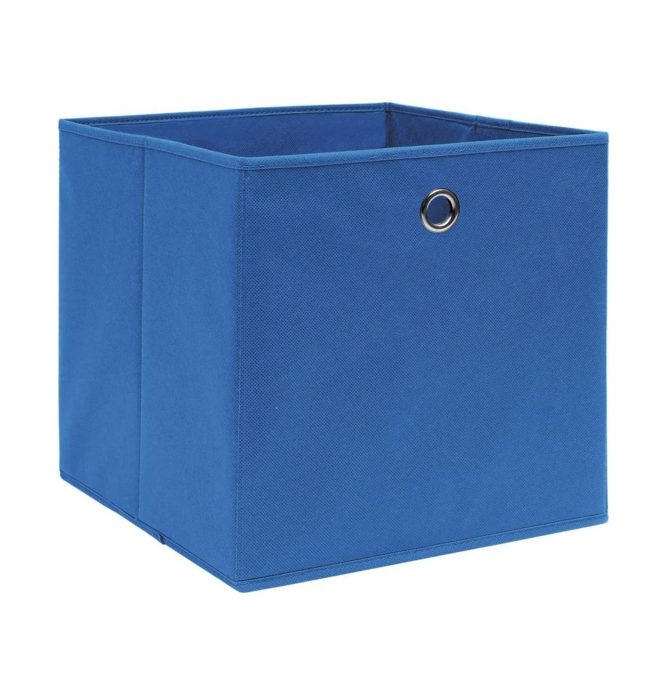 vidaXL Storage Boxes pcs Non-woven Fabric 11"x11"x11