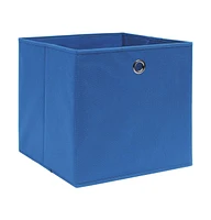 vidaXL Storage Boxes pcs Non-woven Fabric 11"x11"x11