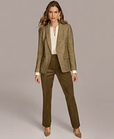 Donna Karan New York Women's Textured One-Button Jacket