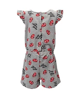 Rolling Stones Girls French Terry Sleeveless Romper