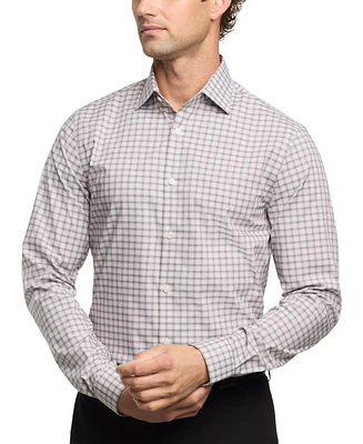 Michael Kors Men's Regular-Fit Comfort Stretch Check Dress Shirt