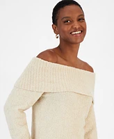 And Now This Women's Marilyn Off-The-Shoulder Sweater, Created for Macy's