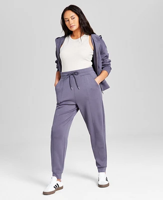 And Now This Women's Scuba Drawstring Joggers, Created for Macy's