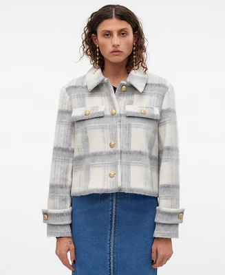 Vero Moda Women's Zilja Plaid Jacket