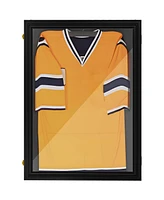 Homcom 24" x 32" Uv-Resistant Sports Jersey Frame Display Case, Black