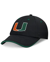 Top of the World Men's Black Miami Hurricanes Release Adjustable Hat