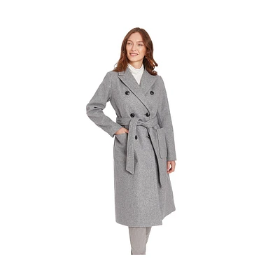 Frye Women's Clara Double Breasted Belted Coat