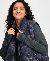 Id Ideology Plus Speckle Foil Puffer Vest, Created for Macy's