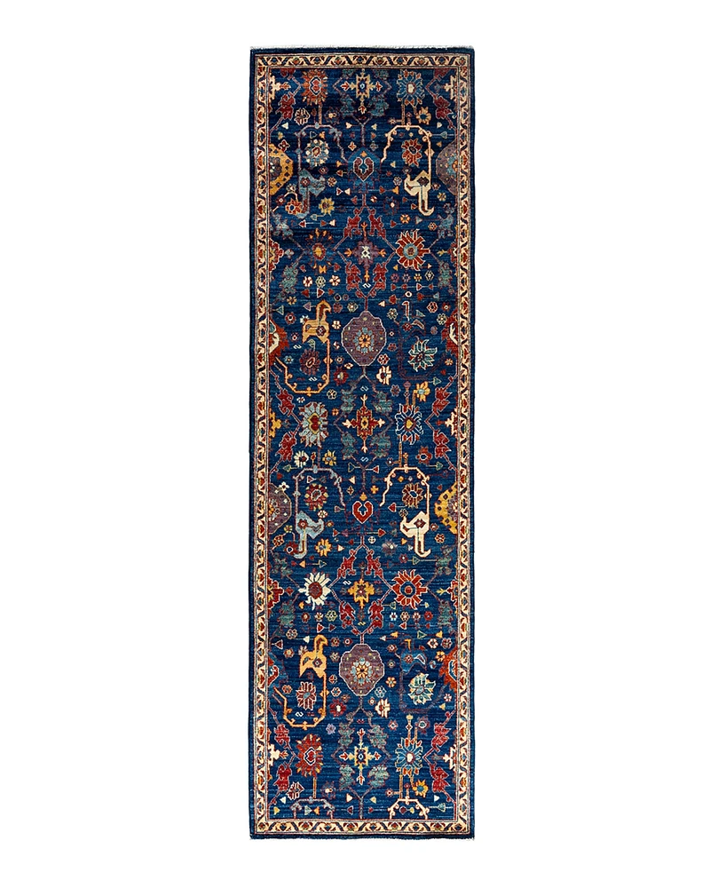 Adorn Hand Woven Rugs Serapi M1993 2'8"x9'9" Runner Area Rug