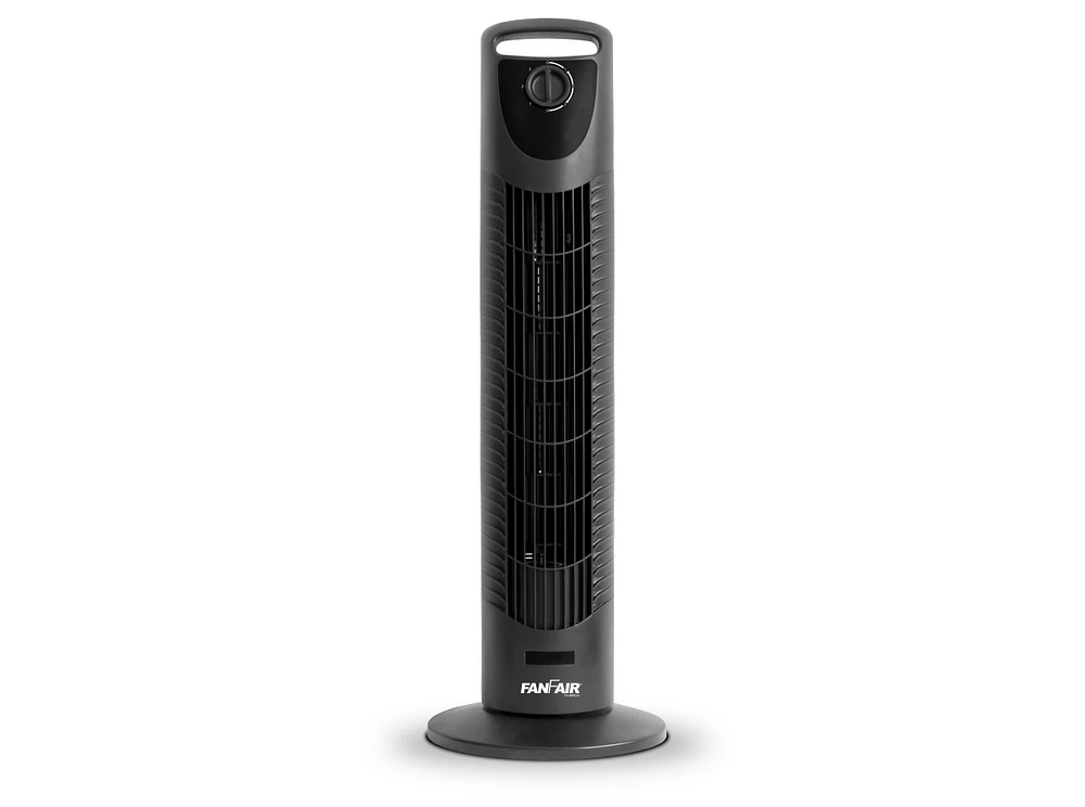 FanFair 30" Tower Fan with 110° Oscillation, 45 Watts - White