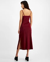 Bar Iii Women's Cowlneck Sleeveless Midi Dress, Created for Macy's