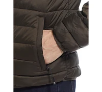 Weatherproof Men's Packable Neck Pillow Zip-Front Quilted Jacket