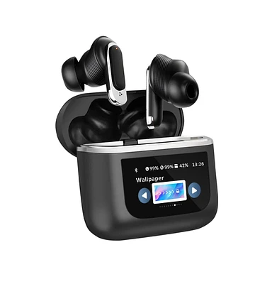 Ear-Buds- Bluetooth 5.3 w/ Lcd Screen- Tws/Noise Cancel- 32Hr Playtime