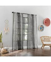 Archaeo Takato Shibori Stripe Rod Pocket Curtain Panel