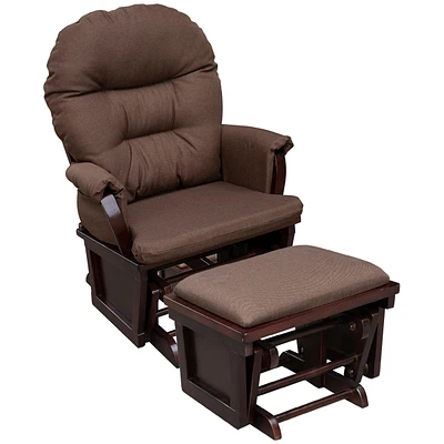 Streamdale Furniture Nursery Glider with Ottoman & Cushion