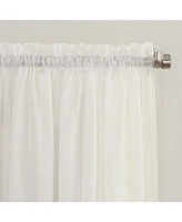 No. 918 Crushed Sheer Voile Rod Pocket Curtain Panel