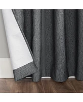 Sun Zero Noir 52" x 96" Textured Thermal Blackout Curtain Panel
