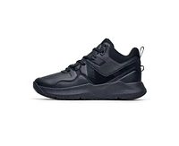 Shoes for Crews Men's Brakly, Men's, Women's, Unisex Slip Resistant Work Shoes, Water Sneakers, Black 4.5 / Women's 6