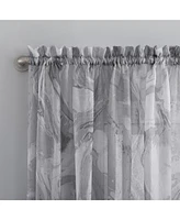 No. 918 Cristo Crushed Voile Sheer Rod Pocket Single Curtain Panel, 51" x 84"