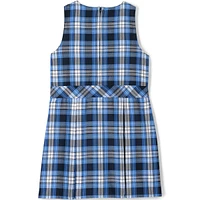 Lands' End Little Girls Plaid Jumper Top of Knee