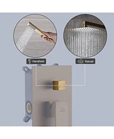 Casainc Pressure-Balanced (Temperature And Volume) All-In-One Kit with Rough in-Valve