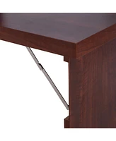 Streamdale Furniture Convertible Wall Mounted Desk with Shelves