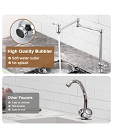 Casainc 1.8 Gpm Pot Filler Kitchen Faucet with 2 Handle