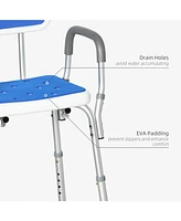 Eva Shower Chair with Arms and Back for Seniors and Disabled