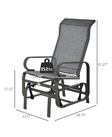 Outdoor Glider Chair for Patio