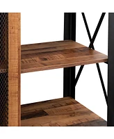 Industrial Farmhouse Tv Stand for Living Room & Bedroom