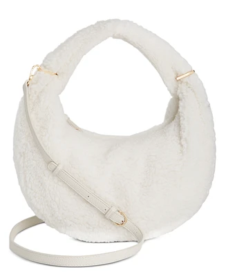 On 34th Harlowwe Sherpa Small Top Handle Crossbody, Created for Macy's