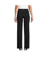 Lands' End Petite Active Hi Impact High Rise Straight Leg Pants