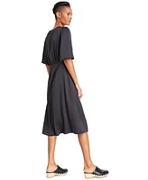 Boss Orange Women's Destina Surplice A-Line Dress