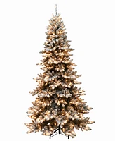 Puleo Pre-Lit Artificial Fir Tree 9 ft