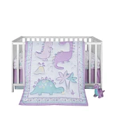 Sammy & Lou Tiny Dinos 4 Piece Crib Bedding Set