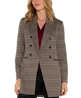 Liverpool Los Angeles Women's Double-Breasted Longline Blazer