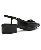 Anne Klein Women's Natalie Snip Toe Slingback Flats