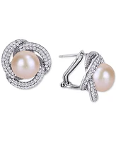 2-Pc. Set Pink Cultured Freshwater Pearl (9-1/2mm - 10