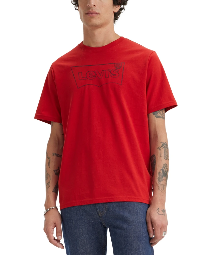 Levi's Men's Relaxed Fit Short Sleeve Crewneck Logo Graphic T-Shirt